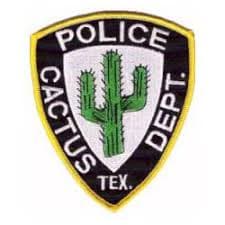 Cactus Police Department Badge