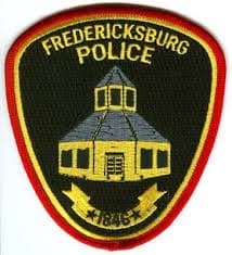 Fredericksburg Police Department Badge