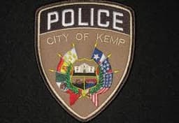 Kemp Police Department Badge