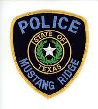 Mustang Ridge Police Department Badge