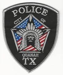 Quanah Police Department Badge