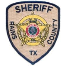 Rains County Sheriff's Department Badge