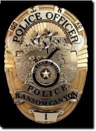 Ransom Canyon Police Department Badge