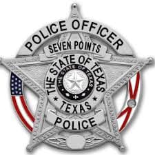 Seven Points City Police Department Badge