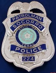 Socorro Police Department Badge
