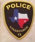 Stagecoach Police Department Badge