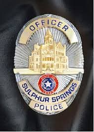 Sulphur Springs Police Department Badge