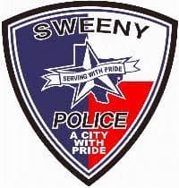 Sweeny Police Department Badge