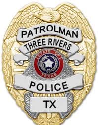 Three Rivers Police Department Badge