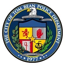 Tom Bean Police Department Badge