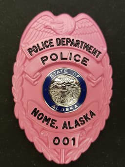 Nome Police Department Badge