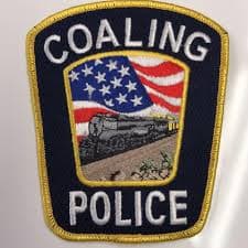 Coaling Police Department Badge