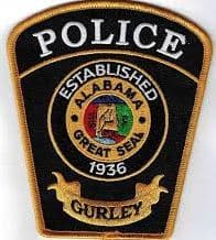 Gurley Police Department Badge
