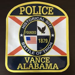 Vance Police Department Badge