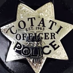 Cotati Police Department Badge