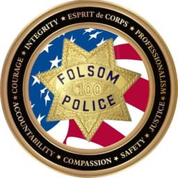 Folsom Police Department Badge