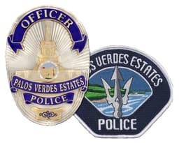 Palos Verdes Estates Police Department Badge