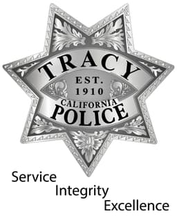 Tracy Police Department Badge