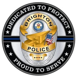Brighton Police Department Badge