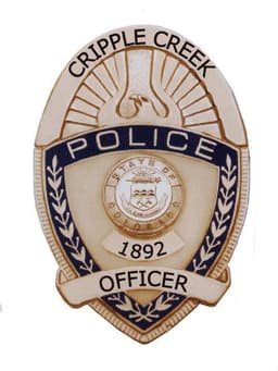 Cripple Creek Police Department Badge
