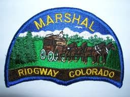 Ridgway Marshals Office Badge
