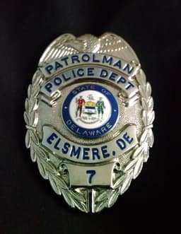 Elsmere Police Department Badge