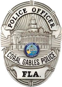 Coral Gables Police Department Badge