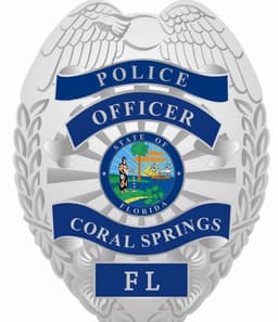Coral Springs Police Department Badge