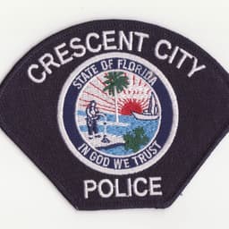 Crescent City Police Department Badge