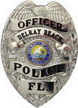 Delray Beach Police Department Badge