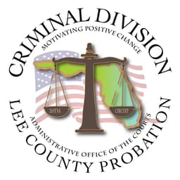Lee County Probation Department Badge