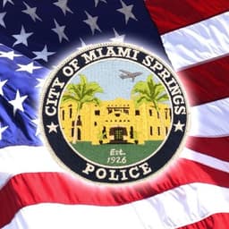 Miami Springs Police Department Badge