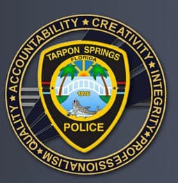 Tarpon Springs Police Department Badge