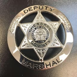 Cherokee County Marshals Office Badge