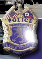 Fort Oglethorpe Police Department Badge