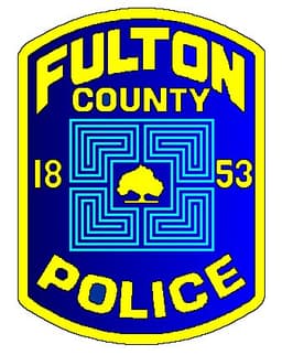 Fulton County Police Department Badge