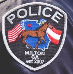 Milton Police Department Badge