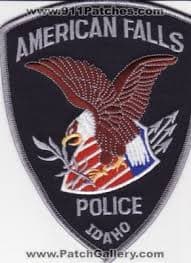 American Falls Police Department Badge