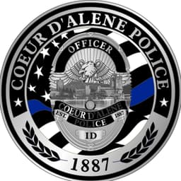 Coeur Dalene Police Department Badge