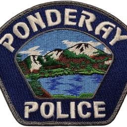 Ponderay Police Department Badge