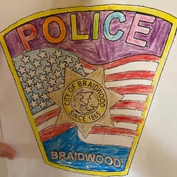 Braidwood Police Department Badge