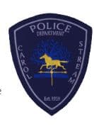 Carol Stream Police Department Badge