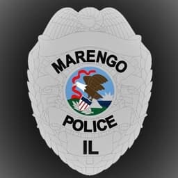 Marengo Police Department Badge
