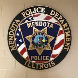 Mendota Police Department Badge