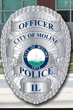 Moline Police Department Badge