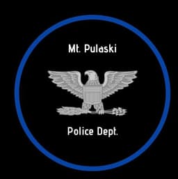 Mount Pulaski Police Department Badge