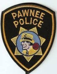 Pawnee Police Department Badge