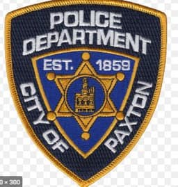 Paxton Police Department Badge