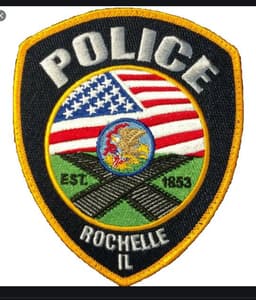 Rochelle Police Department Badge