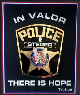 Steger Police Department Badge